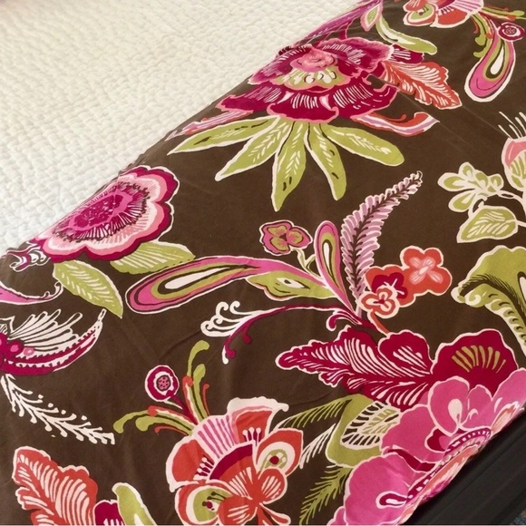 New Pottery Barn Dorm Boho Floral Twin Duvet Organic Cotton OEKO TEX Certified - Picture 6 of 6